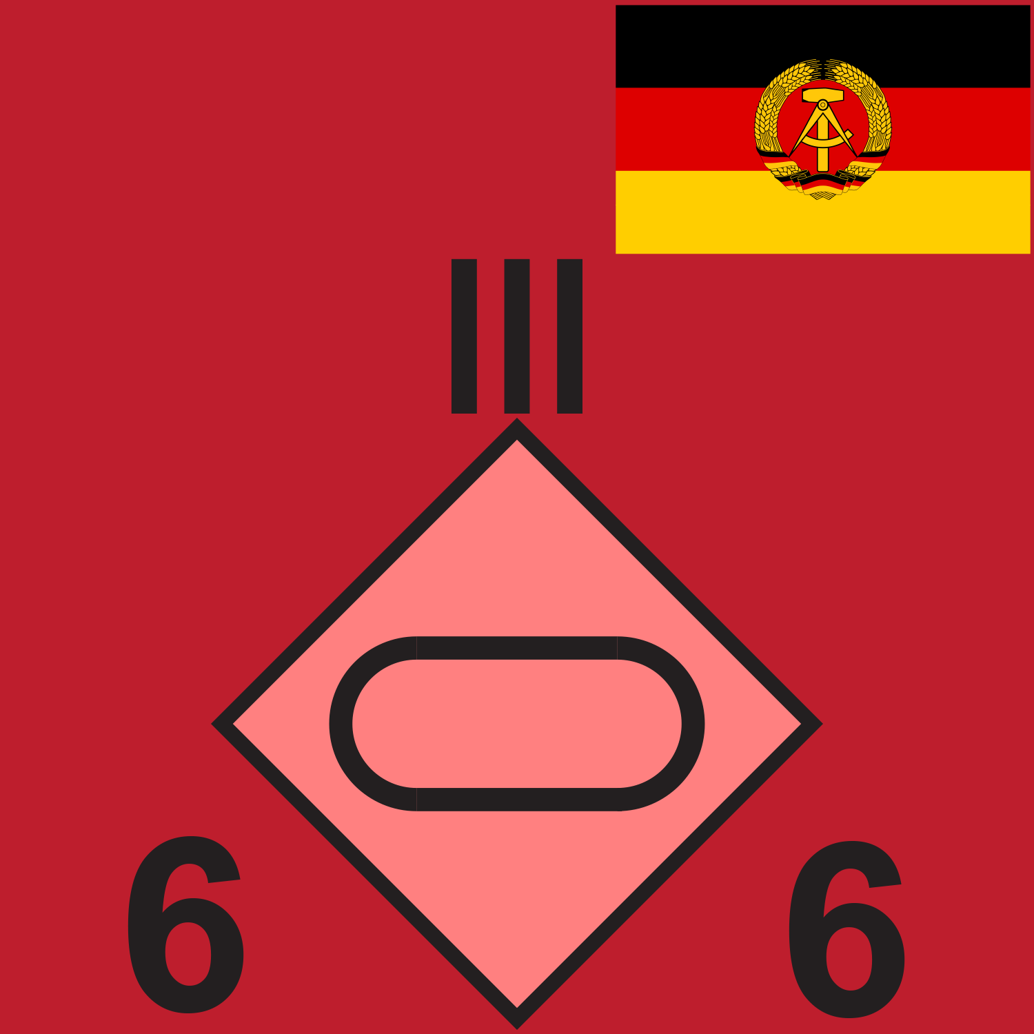 RED GDR 6 TR 1989